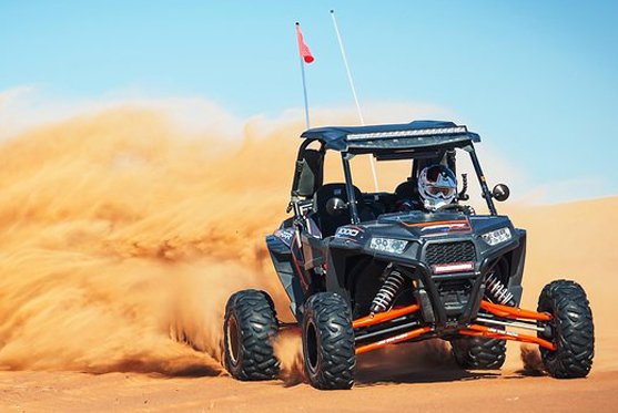 Red Dune Buggy Desert Safari