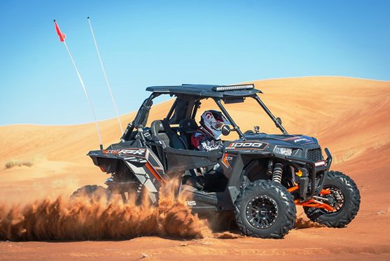 Red Dune Buggy Desert Safari
